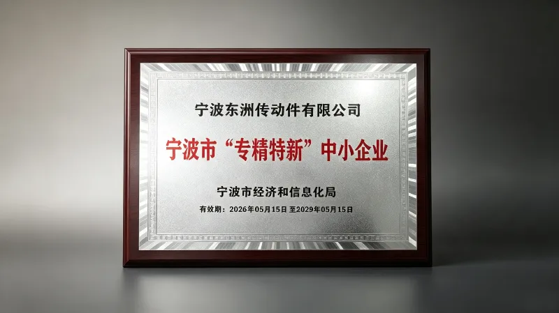 Ningbo Dongzhou Transmission Co., Ltd. Tildelt 